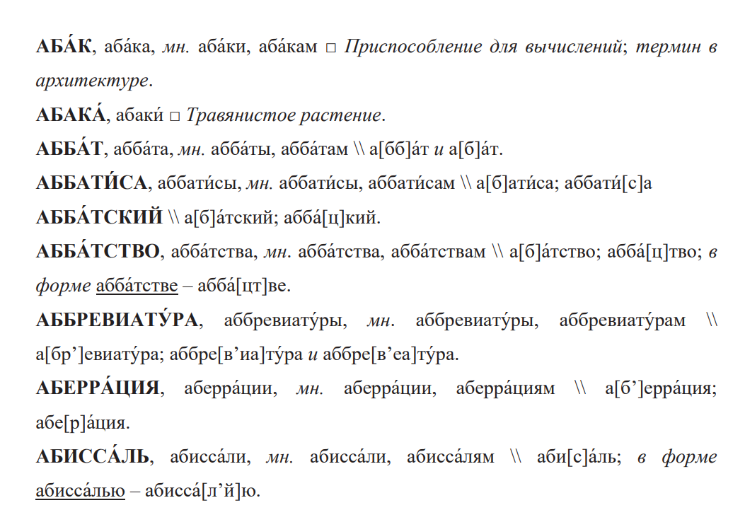 Орфоэпический словарь русского языка